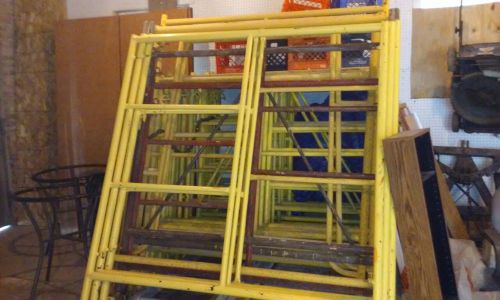 Standard size yellow scaffold for sale