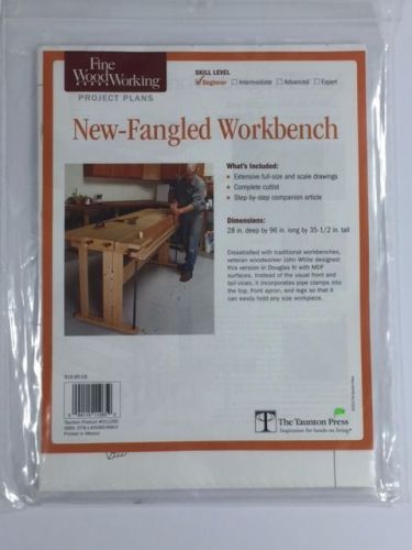 Fine Woodworking New Fangled Workbench Project Plans - New Beginner Skill Level