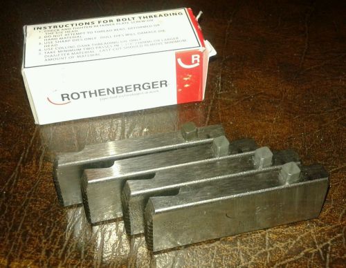 Rothenberger 00031 1/2&#034;- 3/4&#034; Dies for Collins Classic 22A Threading Machines