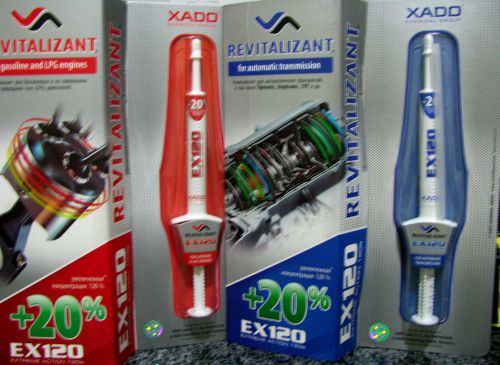 EX120 XADO 1 for gasoline,LPG engines+1for AutomaticTransmission Reinforced+20%
