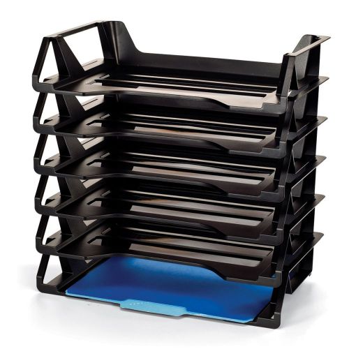 Officemate OIC Achieva Side Load Letter Tray Recycled Black 6 Pack (26212)