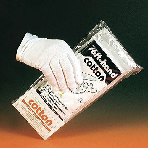 Universal Soft-Hand Cotton Gloves - One Pair - Large