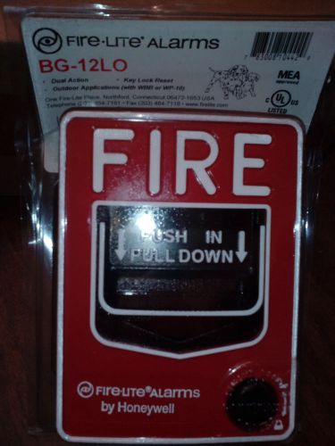 Fire-Lite Alarms Outdoor Alarm Pull Station BG-12LO Dual Action