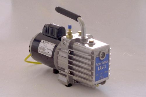 Lav-3 high vacuum pump 3cfm-110v, by fischer technical for sale
