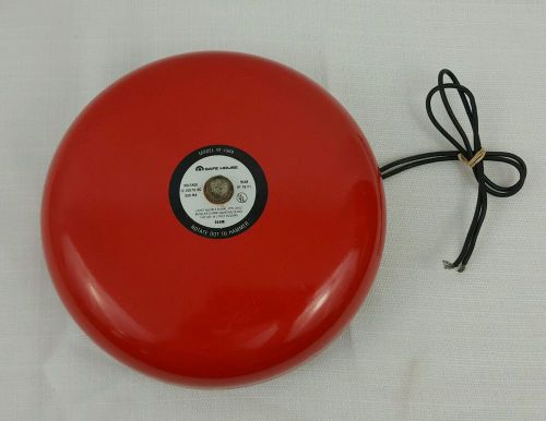 Safe House Red Burglar School Alarm Bell Model 49-498B 12 Volt 8&#034; Housing LOUD
