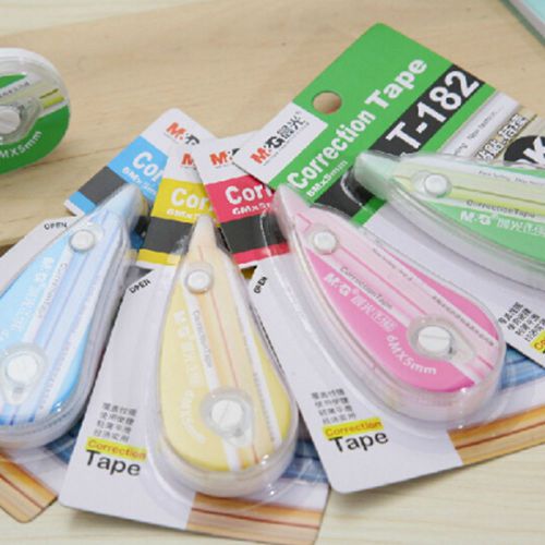 Colorful roller correction tape white out study office school stationery 6mx5mm for sale