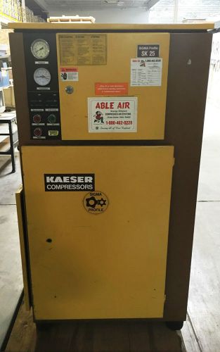 Kaeser 20 HP SK25 Rotary Screw Air Compressor