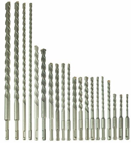 Unknown etd 20 piece sds rotary hammer concrete masonry carbide-tipped drill bit for sale
