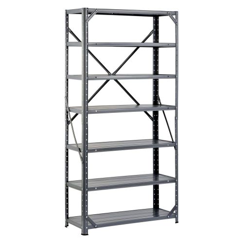 Hom-e-quip steel canning shelving - gray - 60&#034;h x 30&#034;w x 12&#034;d ab525861 for sale