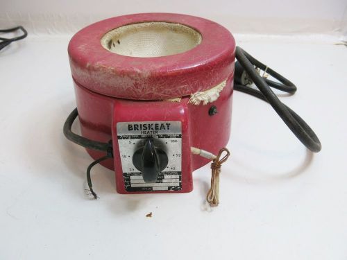 Used briscoe briskeat round flask heating mantle flask heater bc-160 / 500 ml for sale