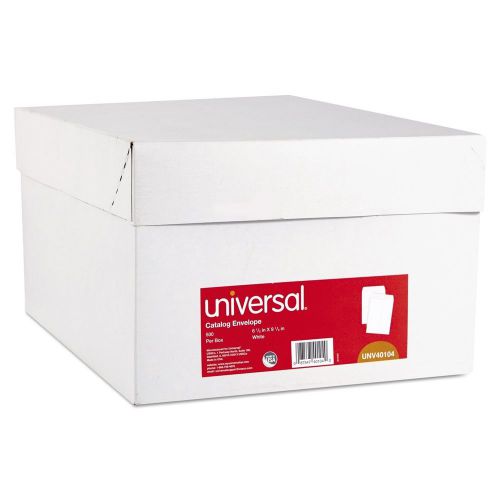 Universal 40104 Catalog Envelope Side seam 6 1/2 x 9 1/2 White 500/Box