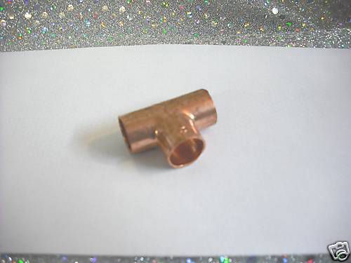 Copper Fitting Tee For 3/8&#034; O.D. Tubing (1), Part# WPT-04, W13-38