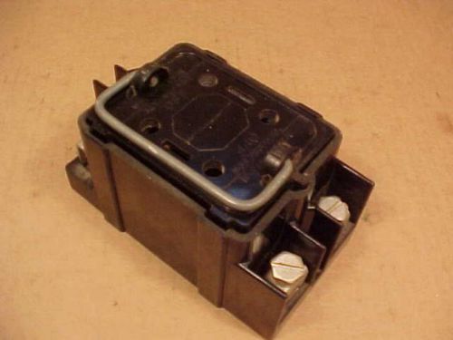 Complete vtg murray 4200 fuse box base &amp; lid with 30 amp fuses raised on humps for sale