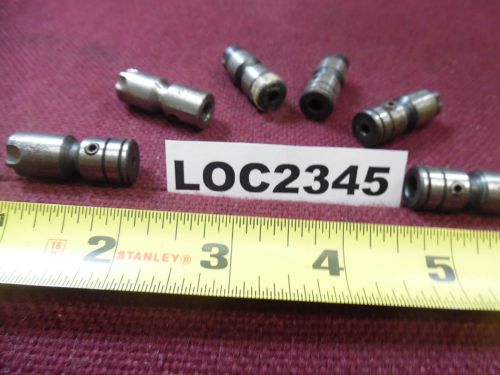 LOT OF 6 PARLEC BALL DRIVE QUICK CHANGE 80 TAP ADAPTERS &amp; DRILL LOC2345