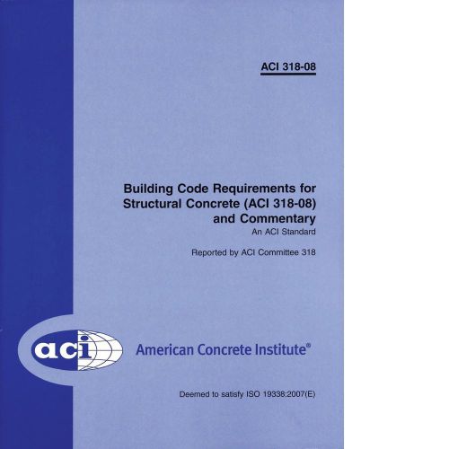 ACI 318-08 Building Code -(CD-ROM/PDF) for Structural Concrete&amp;Commentary 2008