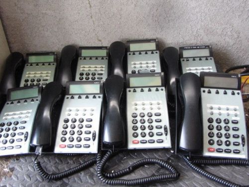 lot of 8 NEC DTU-8D-2 (BK)  Business Telephone