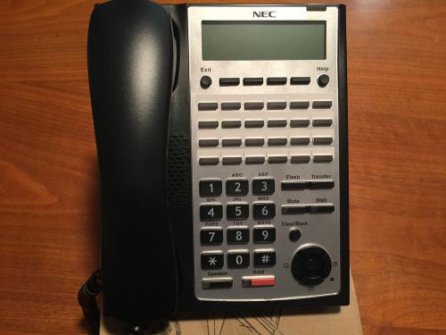 NEC SL1100 - 24 Button Digital Display Telephone - IP4WW-24TXH-B-TEL (BK) - New