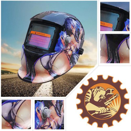 1x welding helmet mig solar mask grinding arc auto darkening tig durable 1hy for sale
