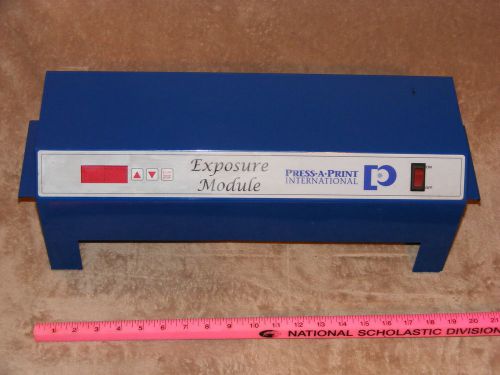 Press A Print International Exposure Light Module Pad Printer Screen youtube vid