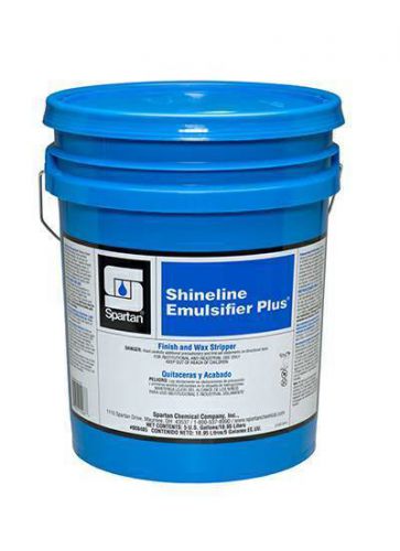 (5) Five gal. pails Spartan Chemical Shineline Emulsifier Plus 008405