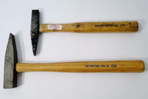 2 PC THE PORTABLE TOOL CO. CHISEL TYPE HAMMER SET