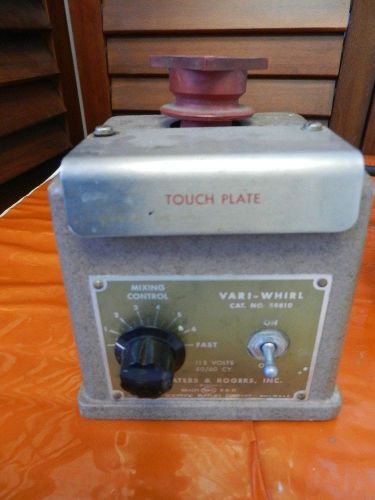 Van waters and rogers inc. veri-whirl mixer # 68810 (item#k 2486/10) for sale