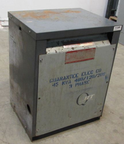 Ge general electric 9t23a3873 3ph 45kva dry type 480v 120/208v transformer for sale