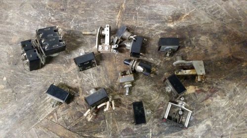 Misc. Lot of Vintage Toggle Switches For Parts Or Repair