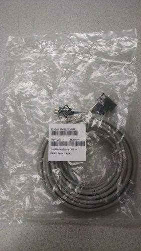 NULL MODEM MICRO-DB9 TO DB9/F SERIAL CABLE 038-003-084 A05 NEW