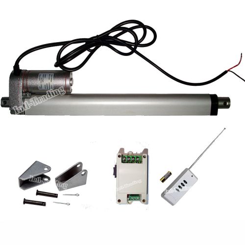 DC 12V 10&#034; 330lbs Linear Actuator W/ Wireless Control Kit for Door Open Auto Car