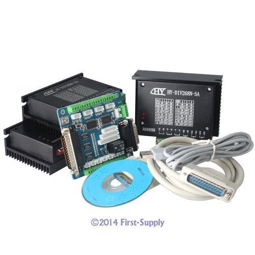 DIY CNC Kit 3 Axis With CNC Breakout Board + Cables + TB6600HG Stepper Drivers
