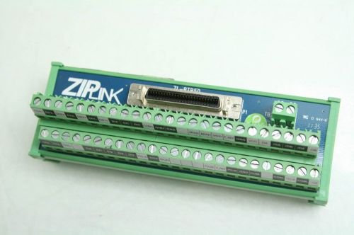 Ziplink zl-rtb50 feedthrough module 50-pole with zl-svc-cbl50 i/o 50 pin cable for sale