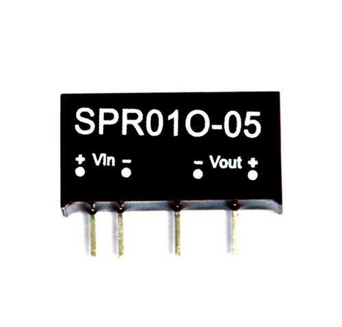 1pc SPR01O-05 DC to DC Converter Vin=48V Vout=5V Iout=200mA Po= 1W Mean Well MW