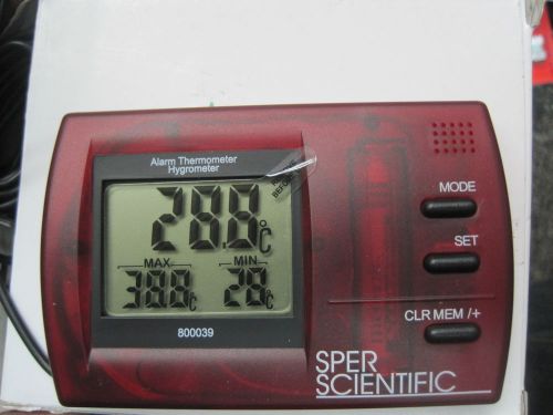 Sper Scientific 800039  Humidity/Temperature Monitor