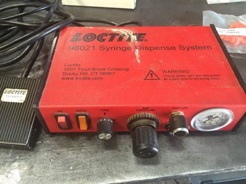 Loctite #98021 Foot Control Syringe Dispense System with Extras!
