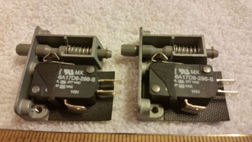 Pair of Honeywell AC Series Single Pole Door Switch, # 23AC82, 0604009