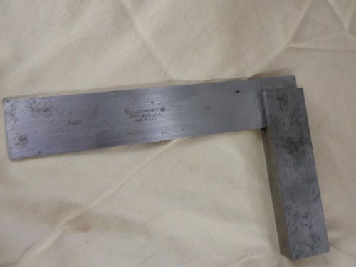L.s. starrett metal 6&#034; machinist tool square #20 usa for sale