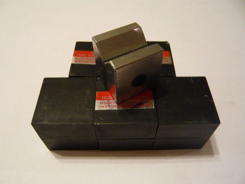 Set of 6 Titan Tool Supply Magnetic 1&#034; V-Blocks