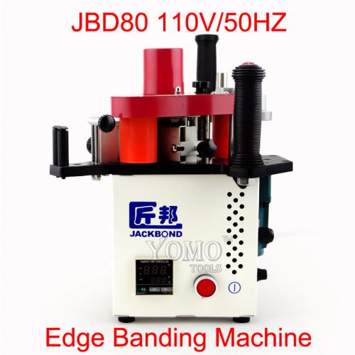 Woodworking jbd80 hot-melt portable edgebanding machine manual edge bander  110v for sale