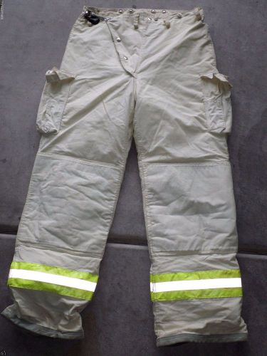 36x33 globe pants- firefighter turnout bunker gear - nomex liner #16 halloween for sale