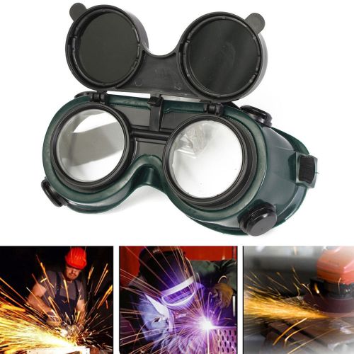Safety solder welding cutting grinding goggles eye glasses with flip up lens for sale
