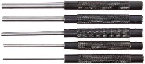 Fowler 52-500-300 chrome alloy steel extra long drive pin punch set, 8&#034; length, for sale