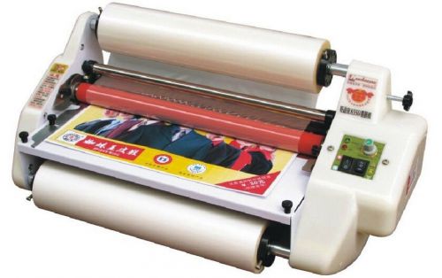 220V 13’’ (330mm) Four Rollers Hot and cold roll laminating machine A3 laminator