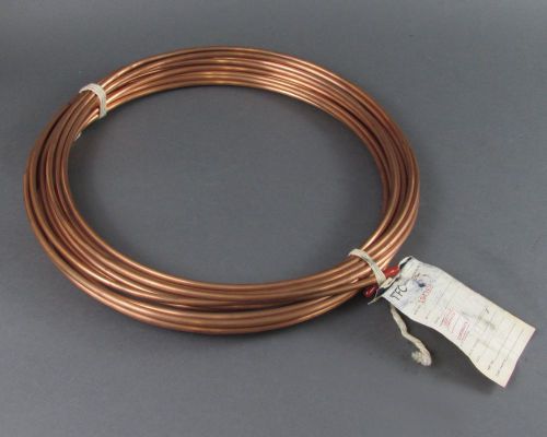 50 Ft. Times Fiber Cable TFC Copper RG401 Semi Rigid Coaxial Cable - 1/4&#034;