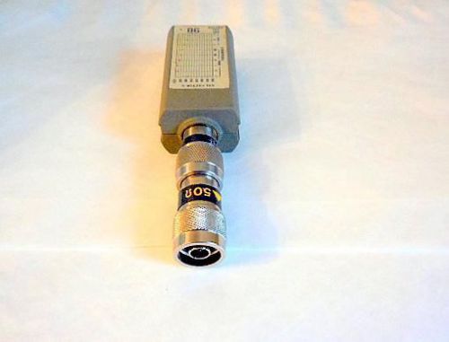 HP Agilent 8483A 75 Ohm Power Sensor with 50-75 Adapter Tested
