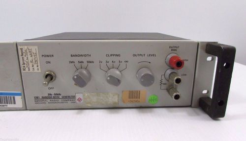 General Radio 1381 2Hz to 50 kHz Random Noise Generator