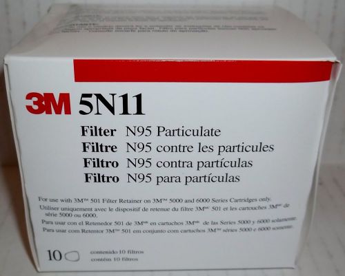 3M R5N11 Particulate N95 Filters QTY 10
