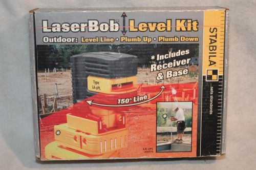 Stabila 03175 laserbob level kit la-2pl rec 250 laser level system for sale