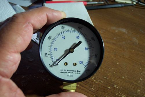 New h.o. trerice # 800 0-100 psi pressure gauge 2-1/2&#034; for sale