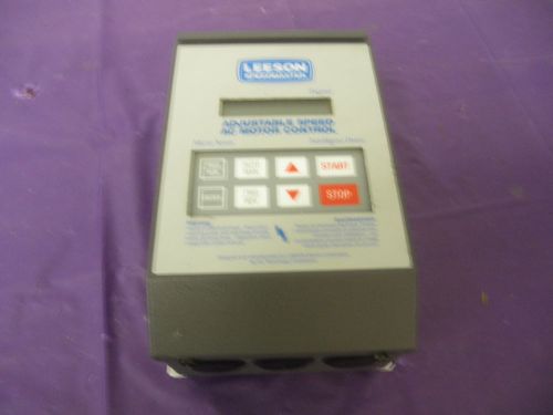Leeson Speedmaster 174914 Adjustable Speed AC Motor Control .5 HP ~(S8852)~